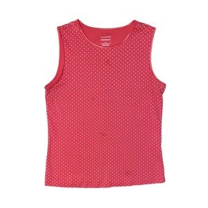 CHRISTOPHER & BANKS Women's Polka Dot Tank Top Medium